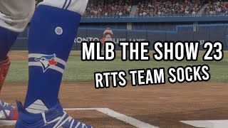 MLB The Show 23  RTTS Stance Team Socks [upl. by Abbotsen]