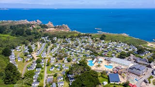 Camping Côtes dArmor  Le Ranolien  Camping PerrosGuirec  Bretagne [upl. by Nnaid]