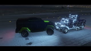 GTA 5 Durability Test HalfTrack vs Insurgent [upl. by Tnafni]