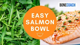 Easy Salmon Bowl  GlutenFree DairyFree  BoneCoach™ Recipes [upl. by Assillim]