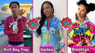 Brooklyn Queen vs Keshia Rush vs Rich Boy Troy Lifestyle Comparison 2024 [upl. by Calan500]