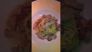 pasta  spaghetti Italian funghi  porcini  shorts  italianchefkhan [upl. by Enilhtak130]