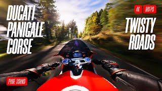 quotChillquot Ride through the Woods  Ducati Panigale 🐦‍🔥 POV 4K60 [upl. by Asilanna]