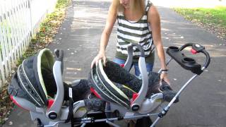 Twin Source How it works—The Snap amp Go Double Stroller [upl. by Mariquilla]