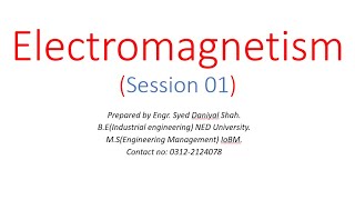 Electromagnetism  Part 01  OLevel Physics  IGCSE Physics  Edexcel Physics [upl. by Sellers]