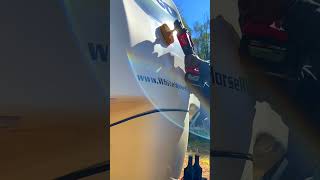 How to restore faded FiberglassGelcoat cardetailing polishing ASMR RV 5th Wheel [upl. by Champaigne]