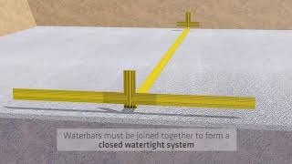 Waterstops for joint sealing  Sika Waterbar [upl. by Aneehs]