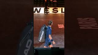 Rolex Paris Masters Tennis Final Entrance Nikola Mektic and Wesley Koolhof Paris [upl. by Tterrab]