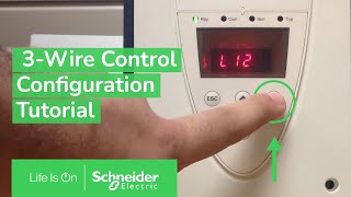 Configuring Altistart 22 Soft Starter for 3 Wire Control  Schneider Electric Support [upl. by Maribelle5]