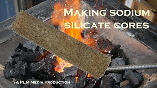 Making sodium silicate cores [upl. by Ahsietal]