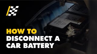 How to Disconnect a Car Battery​​ [upl. by Oicanata]