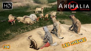 ANIMALIA SURVIVAL GAMEPLAY 10 LE RETOUR DES HYÈNES DANS LA SAVANNE EN AFRIQUE [upl. by Goodkin]