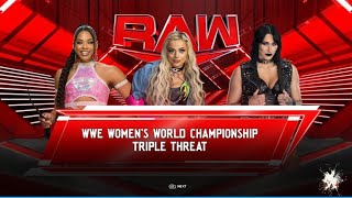 Liv Morgan V Bianca Belair V Reah Ripley for the WWE Womens World Championship [upl. by Albarran]