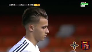 Fran Villalba vs Barcelona Debut ● Copa del Rey 7216 [upl. by Daryl]