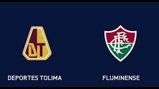 DEPORTES TOLIMA x FLUMINENSE Volta 8ªde Final SULAMERICANA [upl. by Anerac]