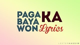 Pagabayawon Ka Oh akong Ginoo Lyrics [upl. by Gregory884]