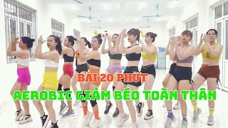 Chuỗi 10 Bài Tập Aerobic Giảm Mỡ Toàn Thân Eo Thon Gọn Cùng Aerobic Vietnam  Bài 09 [upl. by Metzger]