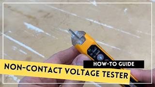 How To Use A NonContact Voltage Tester [upl. by Jehiah]