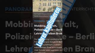 Lehrer kapitulieren in Berlin migration bildung berlin shorts [upl. by Akisej197]