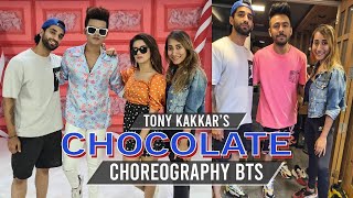 Chocolate  Choreography  Behind The Scenes  Tony Kakkar  Riyaz Ali  Avneet Kaur [upl. by Fortin356]