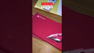 Axis Bank welcome kit [upl. by Leticia]