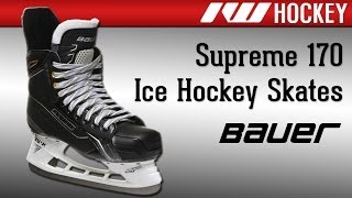 Bauer Supreme 170 Ice Hockey Skate Review [upl. by Irwin]