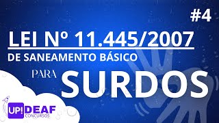 LEI DE SANEAMENTO BÁSICO 114452007 para SURDOS  4 [upl. by Kieffer]