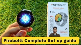 FireBoltt Phoenix Pro Smartwatch Full Setup Guide  fireboltt Phoenix Pro Complete setup video [upl. by Sky]