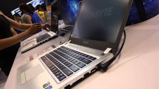 Gigabyte P34 Notebook im Hands On Deutsch [upl. by Teerprah541]