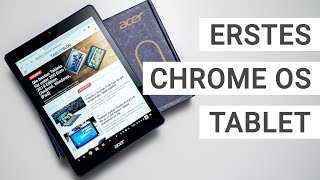 Acer Chromebook Tab 10 Unboxing Erstes Chrome OS Tablet  Deutsch [upl. by Namyw]