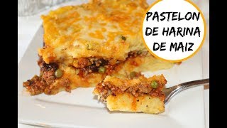 Pastelon de harina de maiz  Cocinando con Ros Emely [upl. by Meehan]