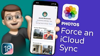 How to Quickly Sync Your Photo Library with iCloud in iOS 18 [upl. by Inahpets]