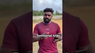 TATerritorial Army notification coming on November Lijin Kanyakumari Defence Academy [upl. by Qerat]