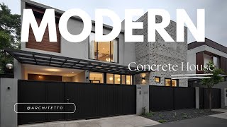 Sustainable Architecture Modern Airy Concrete House Design [upl. by Aieka]