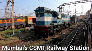 Entering Mumbai CSMT Railway Station [upl. by Ytsrik]