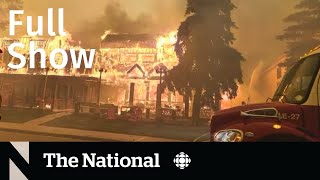 CBC News The National  Jasper wildfire emergency [upl. by Galanti264]