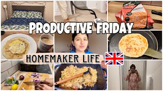 Productive Friday Routine of a Homemaker In the UK 🇬🇧  Vlog 65 dailyvlog homemaker expatlife [upl. by Gussi]