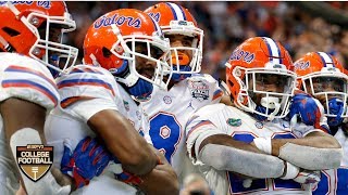 Florida dominates Michigan behind Feleipe Franks’ big day  Chickfil A Peach Bowl Highlights [upl. by Yornek]