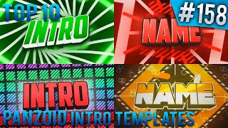 TOP 10 Panzoid intro templates 158 Free download [upl. by Irok]