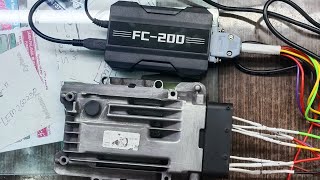 FC200 by EDC 17C55 ECM read amp write amp vin number change [upl. by Idnib]