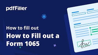 How to Fill out a Form 1065 [upl. by Nylekoorb]