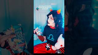 vriska is Concerned ⚖️ terezi terezipyrope homestuck homestuckcosplay cosplay vrisrezi vriska [upl. by Lapham]