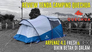 Review Tenda Quechua Arpenaz Family 41 Fresh amp Blcak [upl. by Hudis516]