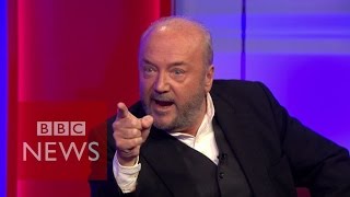 You killed a million people in Iraq George Galloway tells Jacqui Smith  BBC News [upl. by Yorick335]