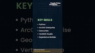 IT Job Openings  VertiGIS Developer Wanted  People Prime Jobs [upl. by Aynwat]