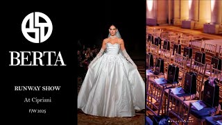 Bertas MOST STUNNING FW25 Runway Show at NY Bridal Fashion Week [upl. by Nanreit]