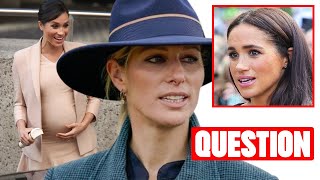 OMG Zara Tindall QUESTIONS Meghans Fake Pregnancies Not As It Seems [upl. by Clite198]