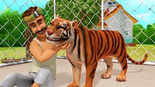 நன்றி மறவாத புலி  Tamil Stories for Kids  Infobells [upl. by Marcoux509]