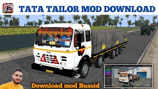 How To Download Tata Trailer Mod For Bussid  Tata Truck Mod For Bussid RJ Shreeji Gaming viral [upl. by Luoar]