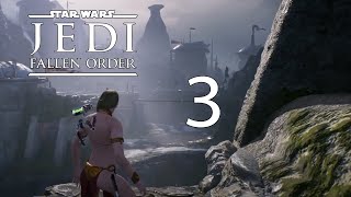 Lets Play Star Wars Jedi Fallen Order Part 3 Scary Wind Temple [upl. by Eahcim]